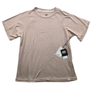 Frye Sleepwear Shirt Mens Medium Sand Tan Jersey‎ Stretch Premium Pajama Top NEW